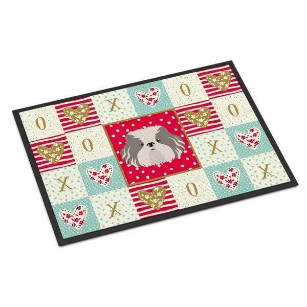 Carolines Treasures 18 x 27 in. Odis Dog Love Indoor or Outdoor Mat CK5223MAT - main